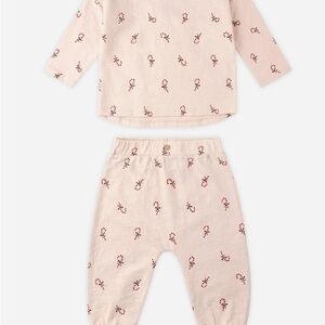 Rylee + Cru Pink candy cane Kids Set